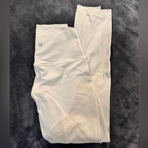 ❌SOLD❌ lululemon White High-Waisted Align Leggings - Picture 2 of 3
